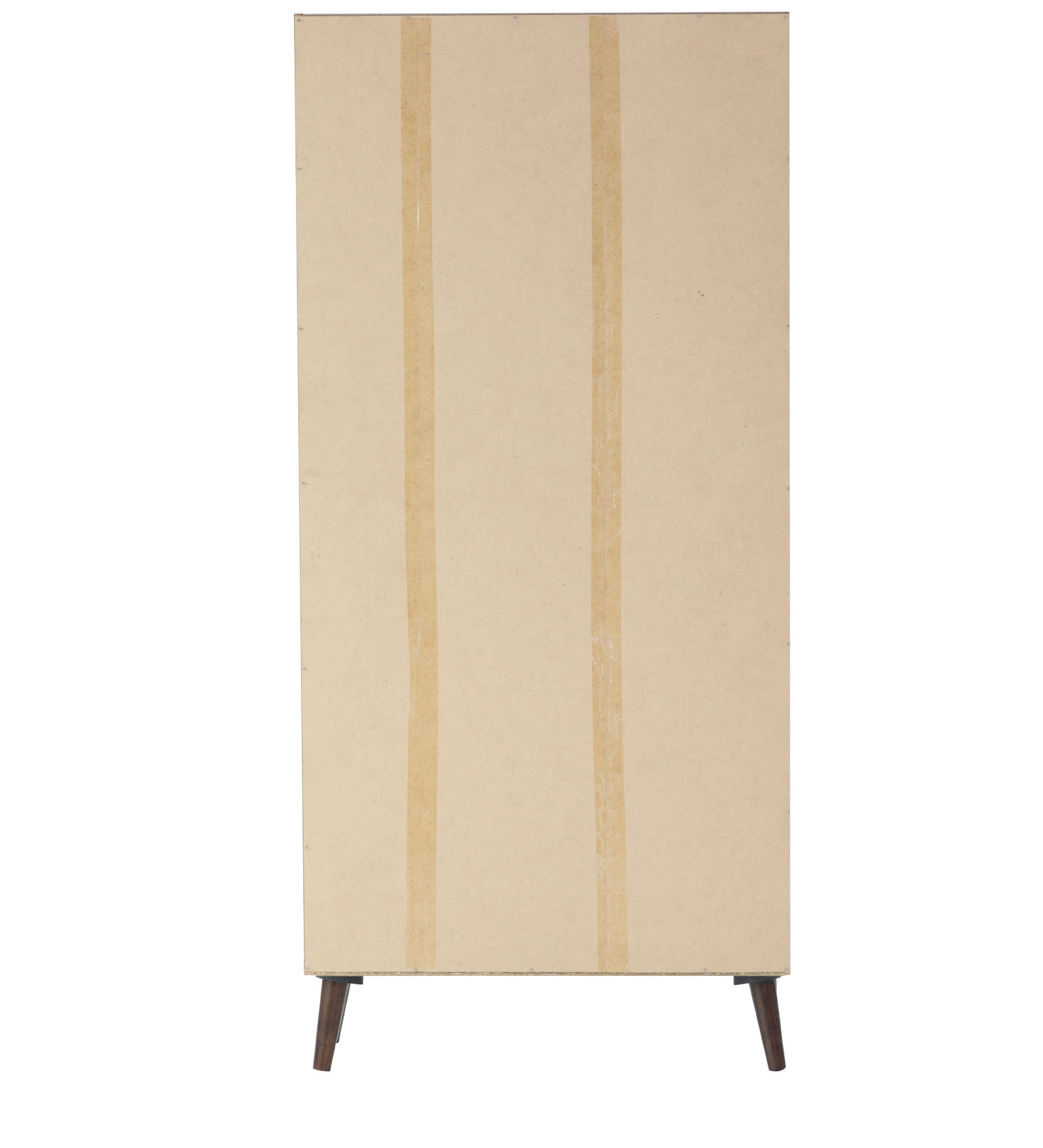 Bookshelf in Pine Wood & Light Grey Finish